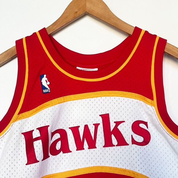 Atlanta Hawks Dominique Wilkins 21 Mitchell & Ness Red 1986/87 Authentic Jersey - Picture 2 of 12
